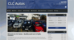 Desktop Screenshot of clcautos-hyde.co.uk